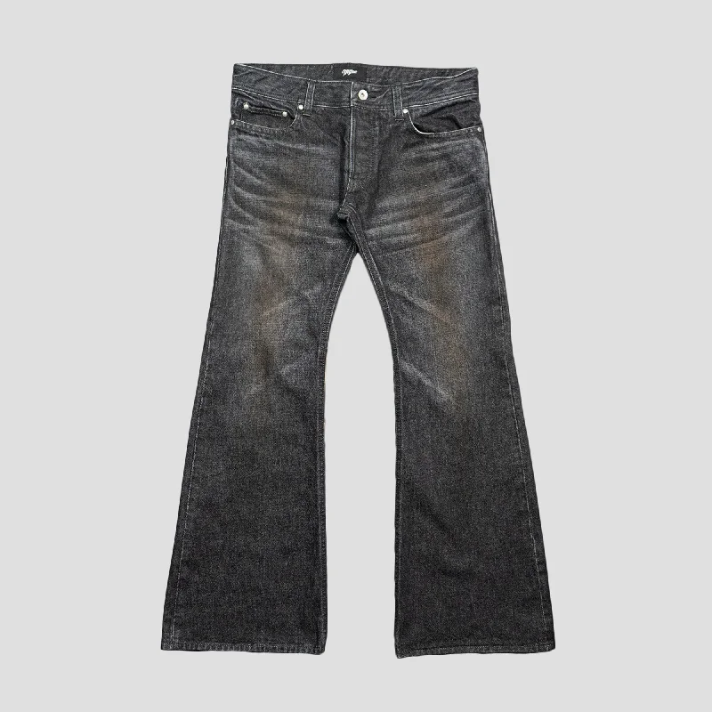 FLARE DENIM PANTS Stylish Slim Trousers