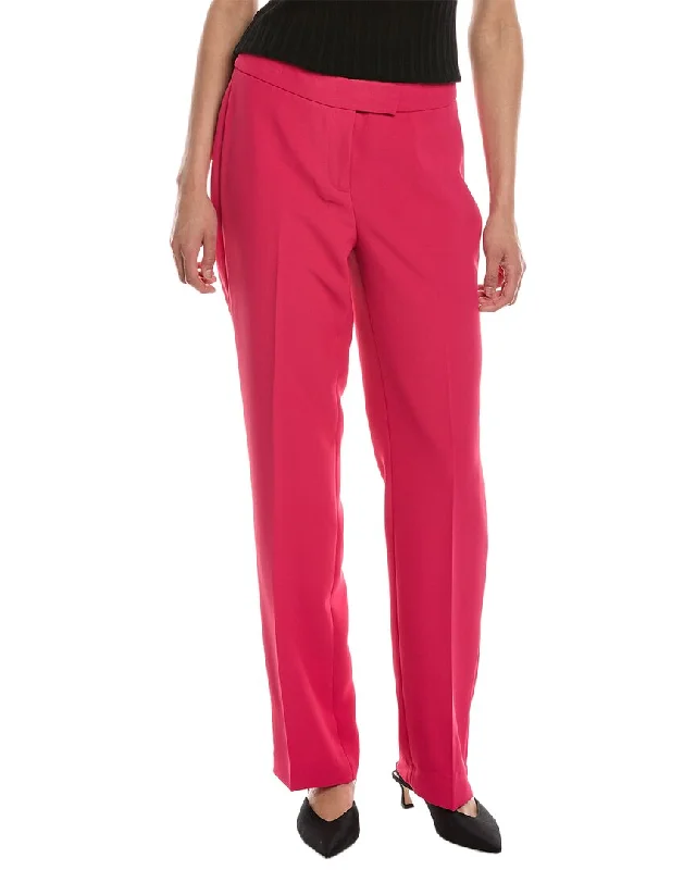 Anne Klein Fly Front Extend Tab Ankle Pant Casual Lounge Pants