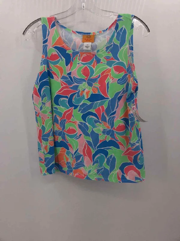 Pre-Owned Ruby Road Blue Size Small P Tank Top strapless tank top