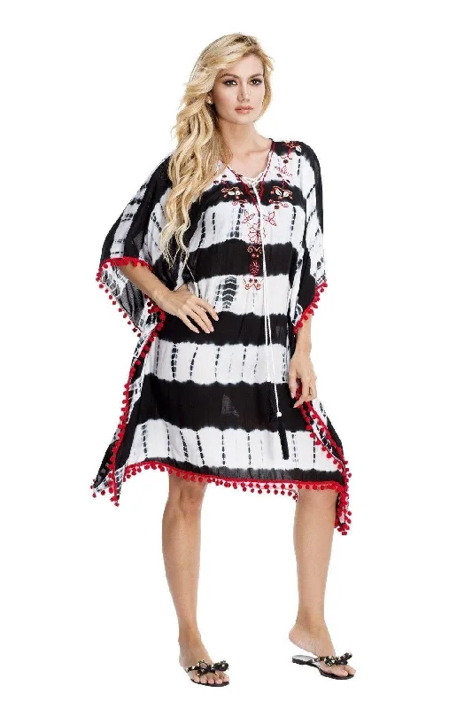 Women's Tie Dye Kaftans Dresses | Swimsuit Party Shopping Cruise Summer wear Beach Ready Swimsuit