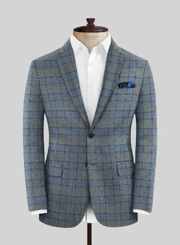 Loro Piana Elnia Wool Silk Linen Jacket Hoodie Zip-Up Jacket Button-Up Jacket