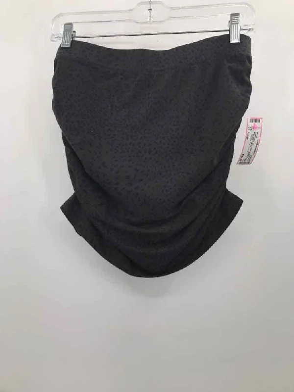 Pre-Owned Monrow Grey Size Large Strapless Tank soft pink tank