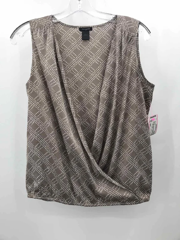 Pre-Owned Ann Taylor Grey Size Small Tank Top summer tank top
