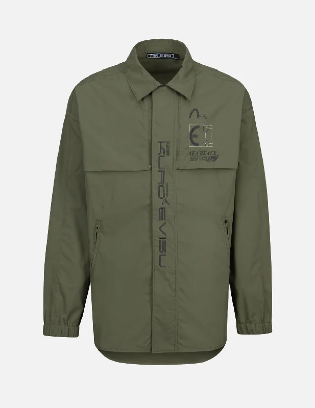 Logo Embroidery Shirt Jacket Rayon Jacket Velvet Jacket Corduroy Jacket