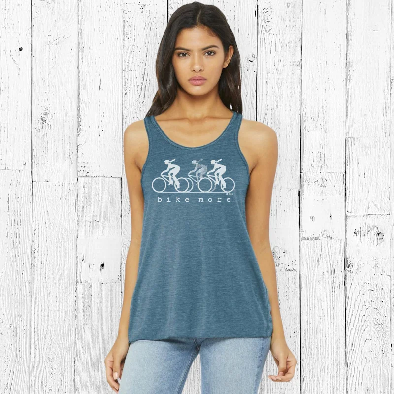 Bicycle Flowy Tank Top - Bike More solid color tank
