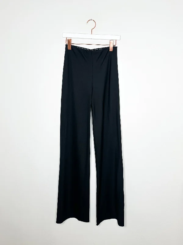 Kallmeyer - Adira Bias Pant - Black High-Waist Trousers