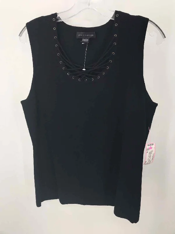Pre-Owned Cabi Black Size XL Knit Tank Top navy tank top
