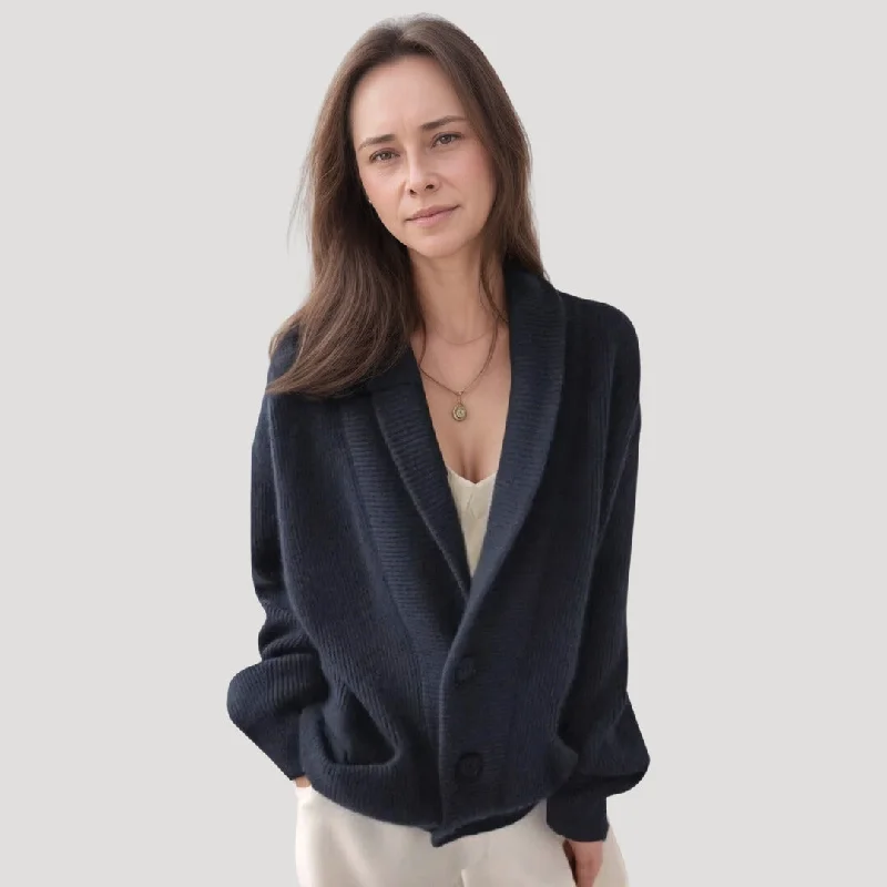Cozy knit cardigan Zippered Front Buttoned Front Snap Front