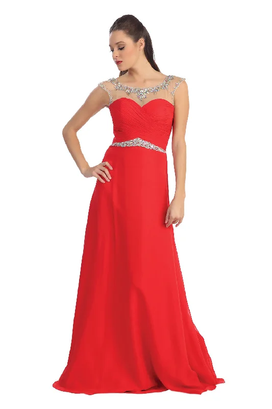 Modest Red Chiffon Beaded Open Back Prom Party Dress ED0723 Off-the-shoulder Bohemian Festive Modest Red Chiffon Beaded Open Back Prom Party Dress ED0723 Off-the-shoulder Bohemian Festive