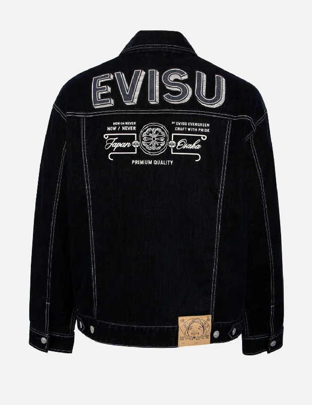Logo Embroidery Velvet Denim Jacket Satin Fabric Silk Fabric Chiffon Fabric