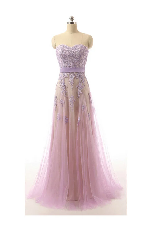 Real Nice Lace Long Sweetheart Beaded Prom Party Dress ED0961 Tunics Luxurious premium