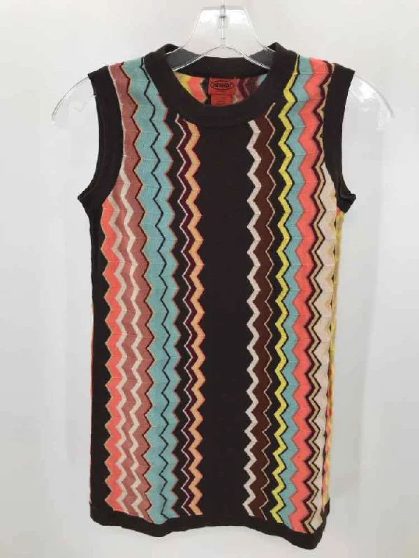 Pre-Owned Missoni For Target Brown Size Large Knit Tank Top rhinestone tank top