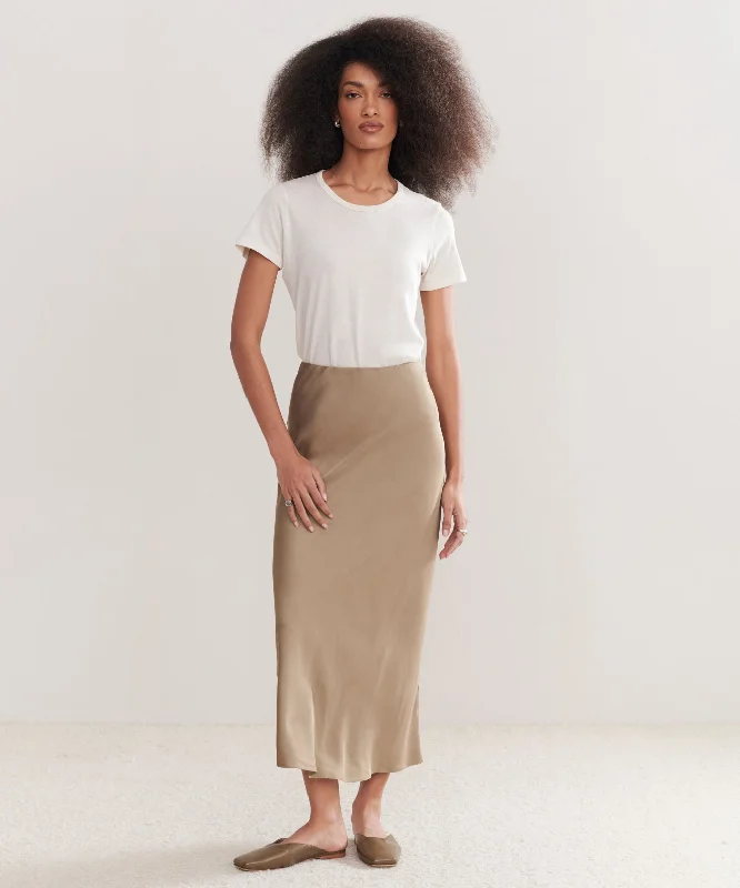 Sawyer Slip Skirt velvet skirt plush