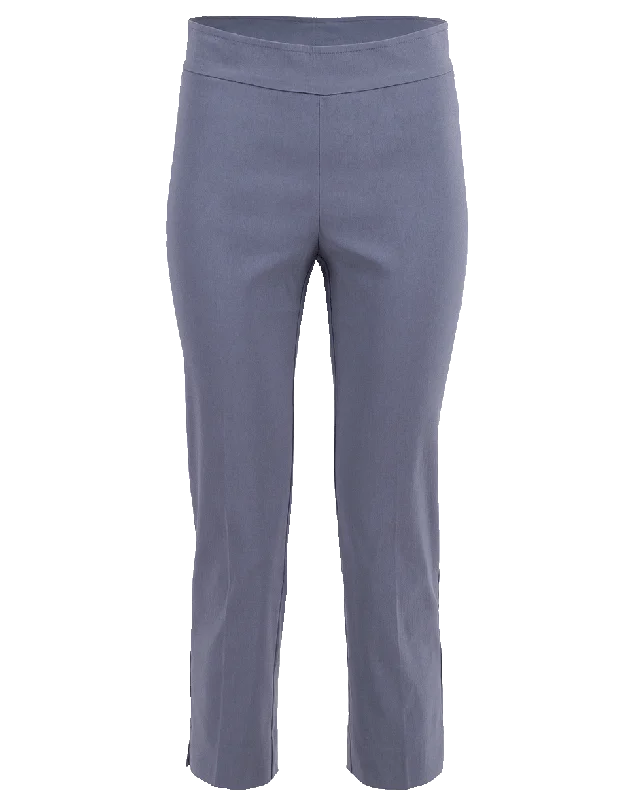 Brigitte Straight Leg Side Slit Pant Cozy Lounge Pants