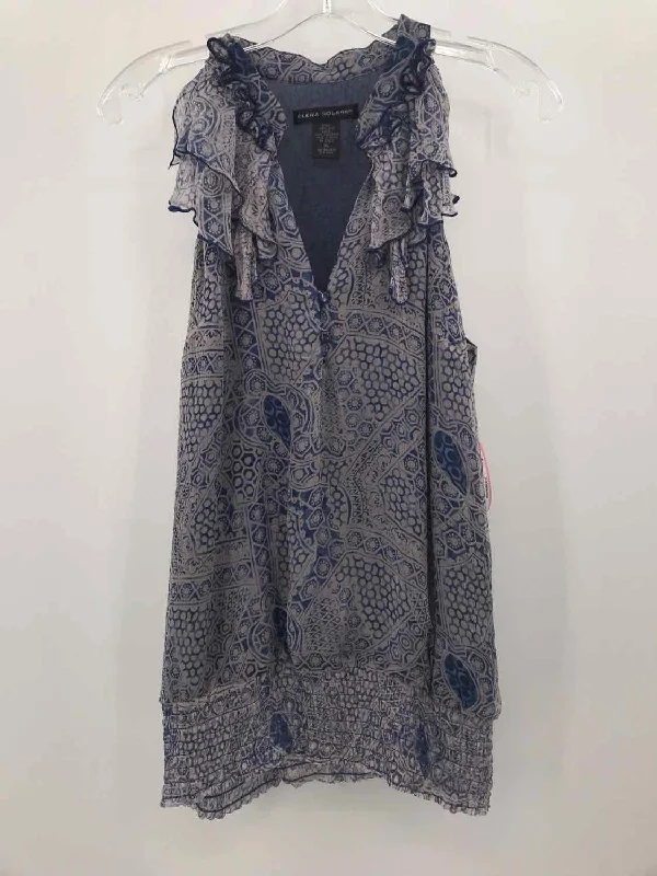 Pre-Owned Elena Solano Grey Size XL Tank Top soft tank top