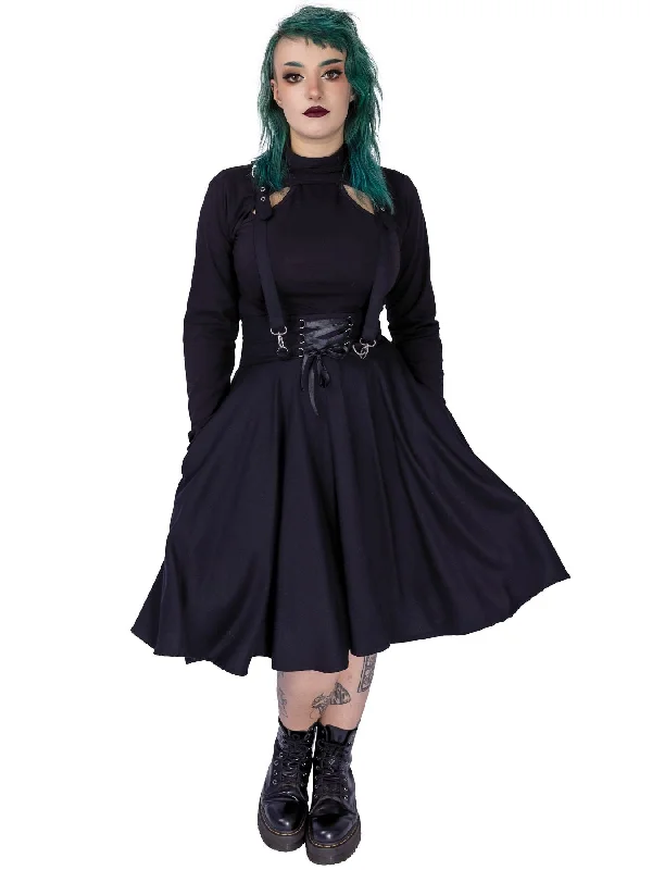 SENECA SKIRT - BLACK corduroy skirt comfortable