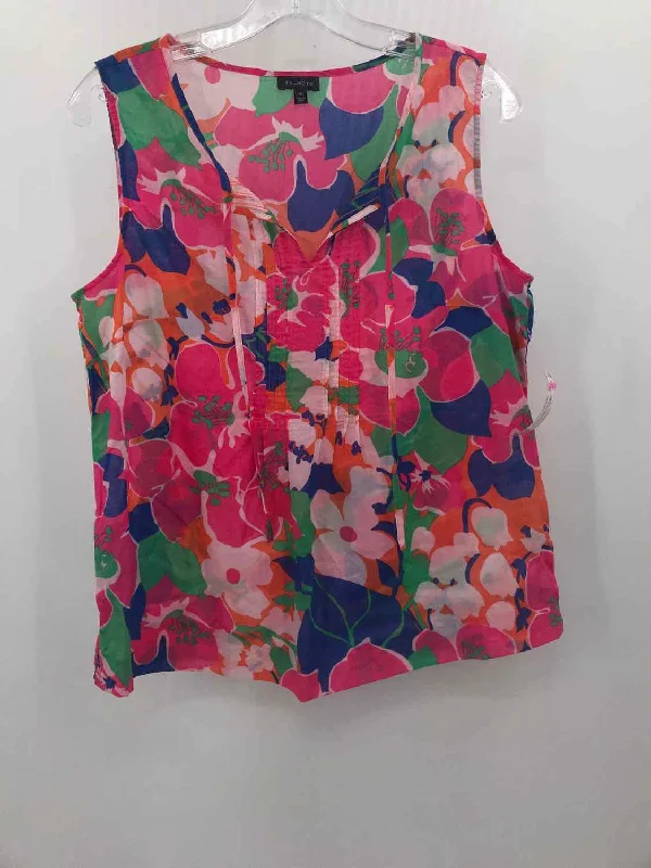Pre-Owned Talbots Pink Size Medium Tank Top one shoulder tank
