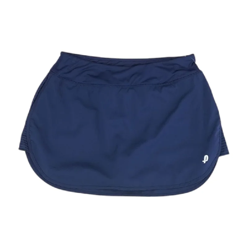 Blue Solid Active Skirt velvet skirt plush