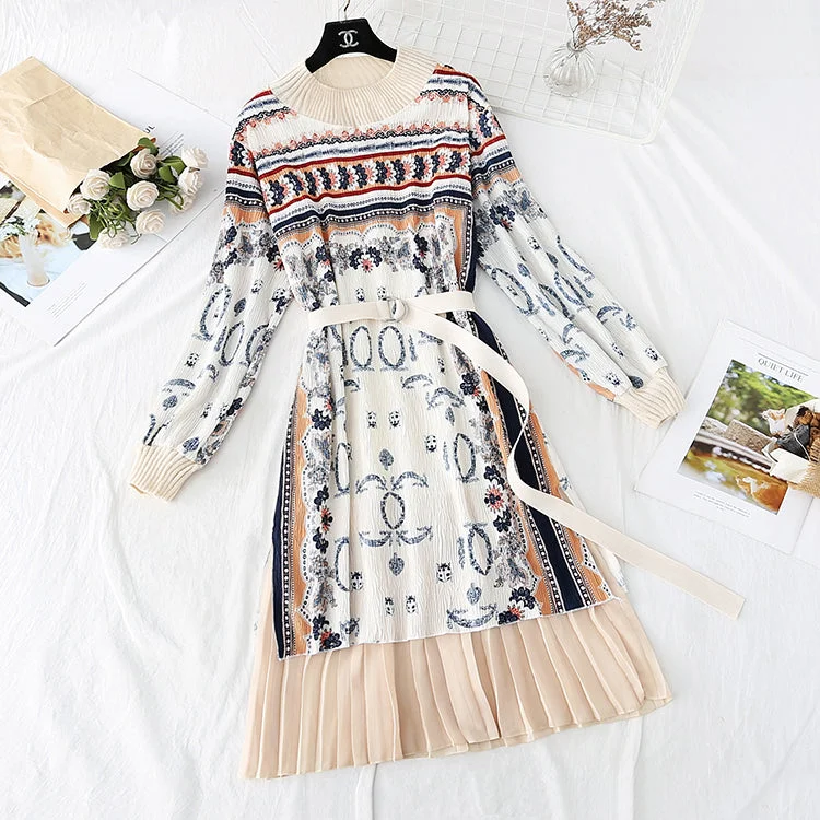 Women's high cold imperial sister looks thin with a bottomed skirt inside  2297 wool skirt warm