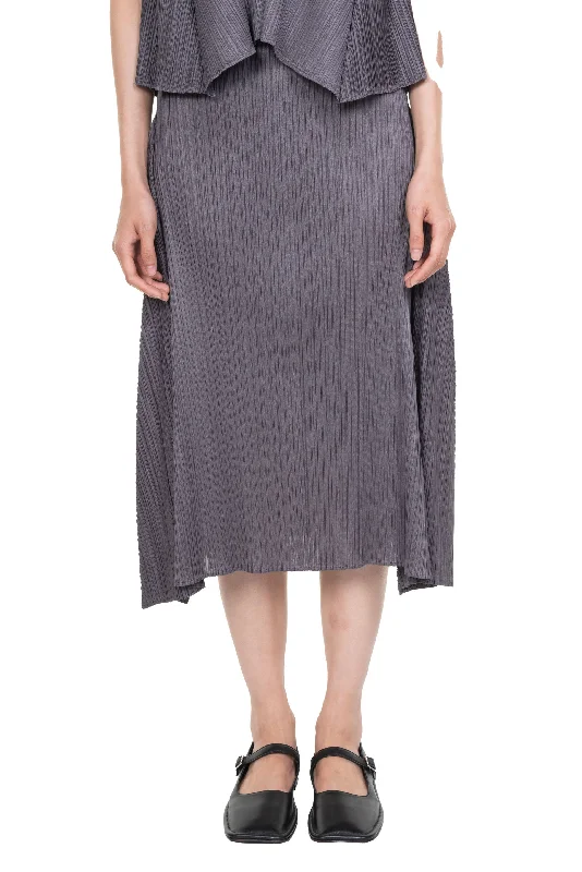 Efficient Square Skirt Grey velvet skirt luxury