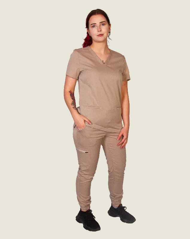 Joy Scrub Pants Formal Linen Trousers