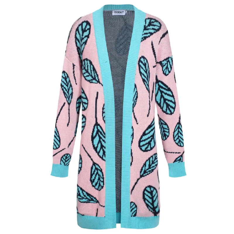 Women's pink vintage long cardigan sweater coat Boxy Cardigan Fitted Cardigan A-Line Women's pink vintage long cardigan sweater coat Boxy Cardigan Fitted Cardigan A-Line