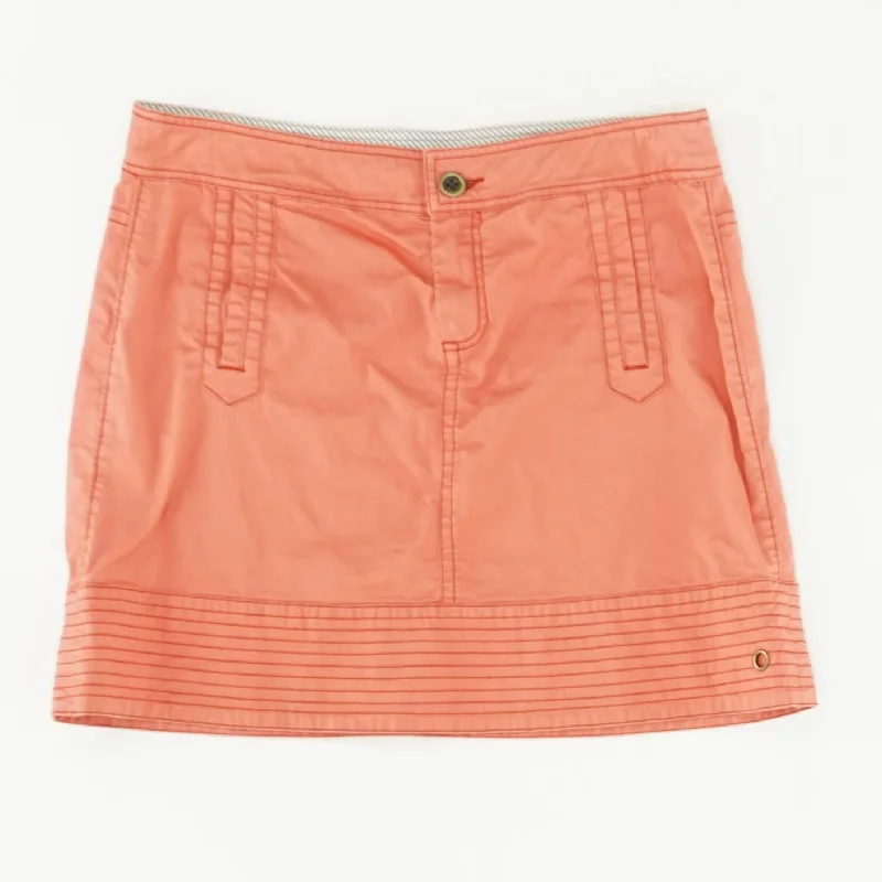 Coral Solid Midi Skirt wool skirt thick