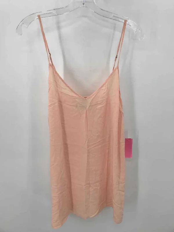 Pre-Owned Acler Pink Size 6 Tank Top essential tank top