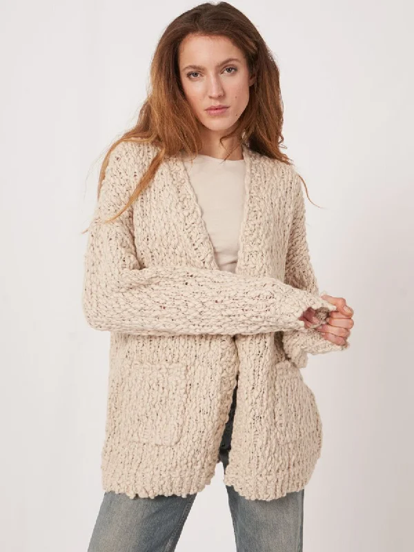Ivory Wool Cardigan Button Cardigan Zip Cardigan Pullover Cardigan