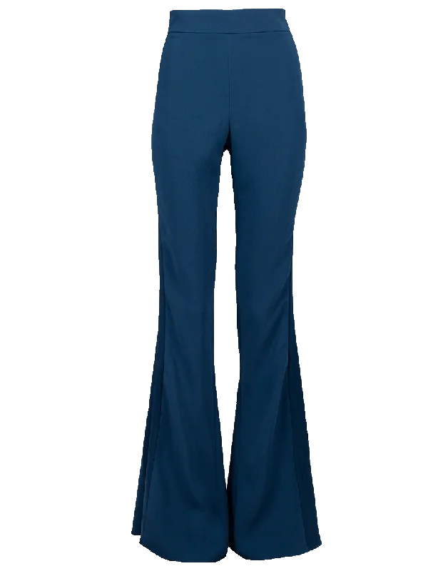 High Waist Flare Pant Classic Cropped Pants