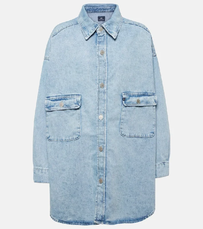 AG Jeans Oversized denim jacket Anorak Shell Jacket Lightweight Jacket