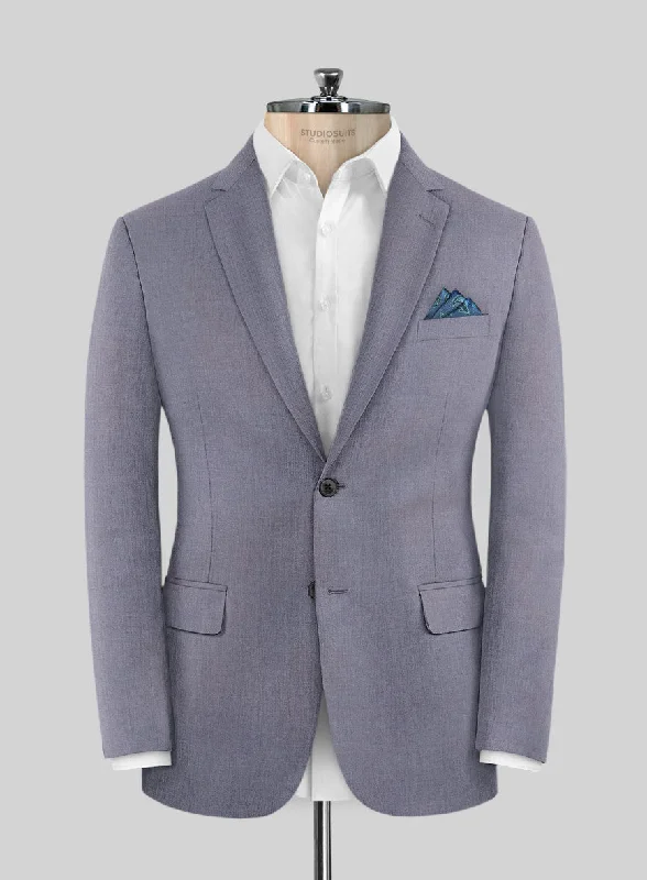 Caccioppoli Sun Dream Light Pastel Purple Wool Silk Jacket Print Jacket Jacquard Jacket Patchwork Jacket