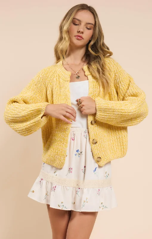 Sun Roof Cardigan Spandex Blend Rayon Blend Denim Blend
