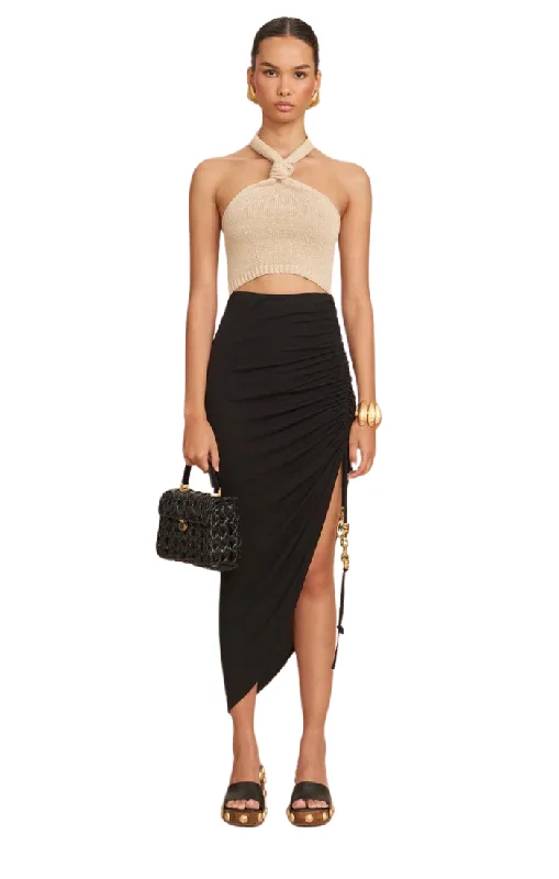 Icarus Skirt - Black relaxed fit skirt
