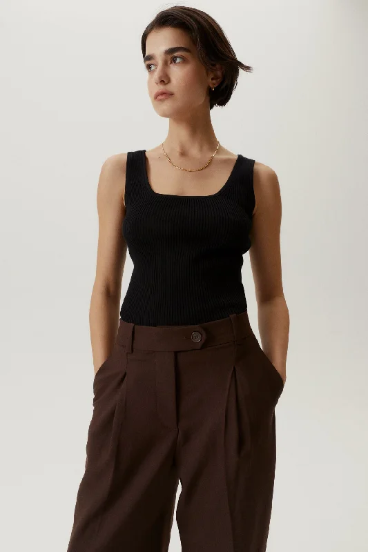 The Organic Cotton Ribbed Tank Top soft tank top