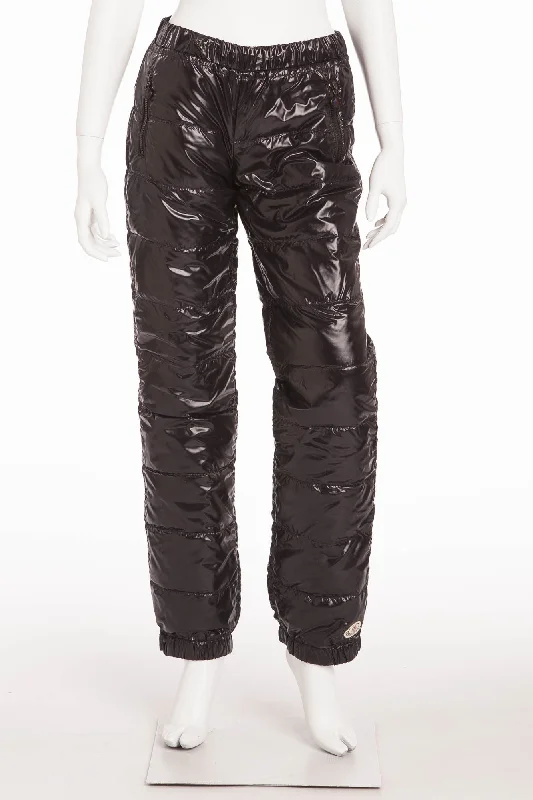 Moncler - Black Puffy Ski Pants - IT 40 Comfortable Denim Trousers