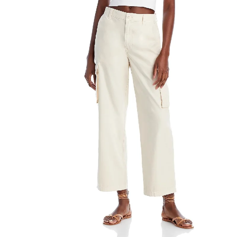 Madewell Womens Utility Cotton Cargo Pants High-Waist Yoga Pants