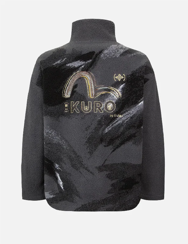 Brush Camouflage Jacquard Fleece Jacket Zippered Jacket Buttoned Jacket Snapped Jacket