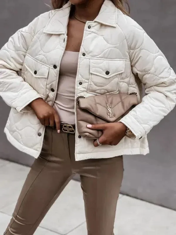 Stylish Loose Buttoned Women Jacket Print Jacket Jacquard Jacket Embroidered Jacket