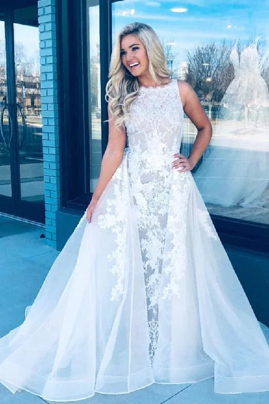 Cheap Lace Appliques Long Prom Dress Vintage White Formal Party Dress OKN82 Tunics Fleece cozy Cheap Lace Appliques Long Prom Dress Vintage White Formal Party Dress OKN82 Tunics Fleece cozy