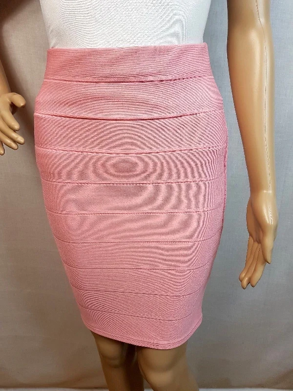 Miss Selfridge Womens Pink Bandage Skirt chiffon skirt airy