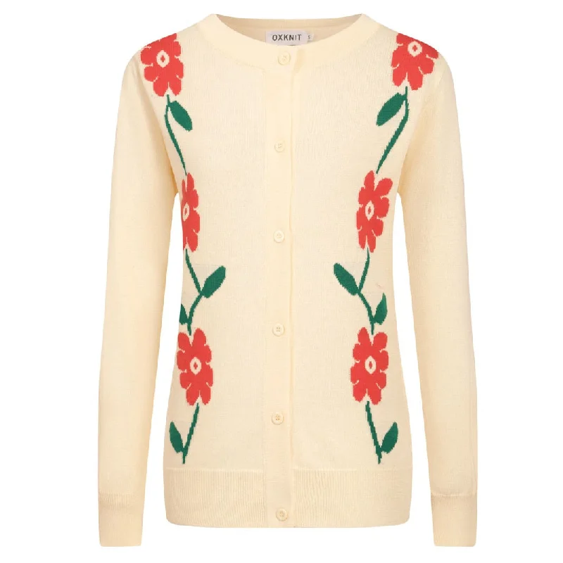 Women's khaki fashion cardigan sweater Wool Fabric Cashmere Fabric Tweed Fabric