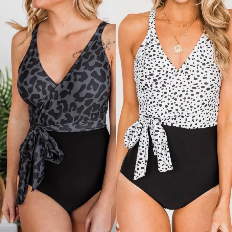 Beach Party One Piece Swimsuit- Multiple Options Stylish Beachwear Set