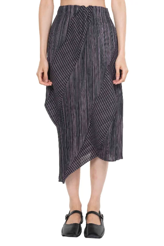 Cosmic Rays Skirt Grey satin skirt smooth