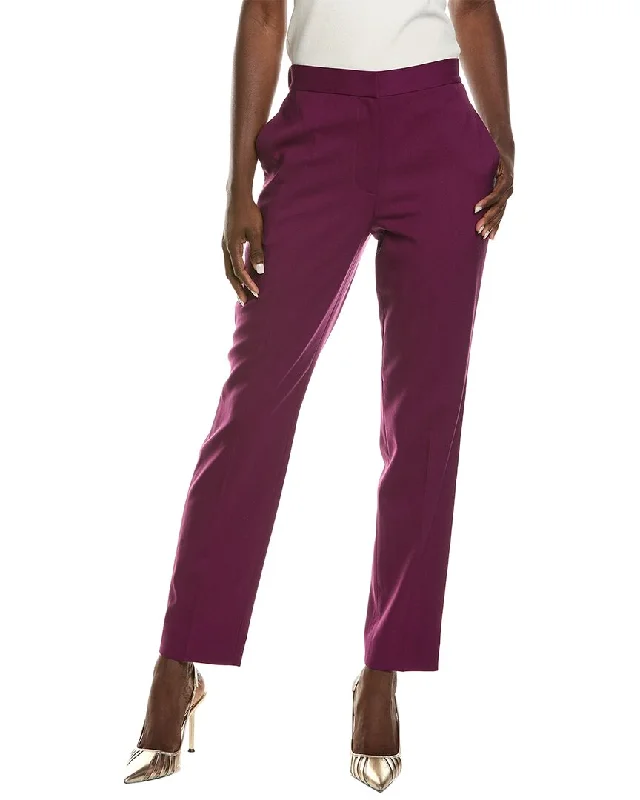 St. John Wool-Blend Pant Trendy Work Pants