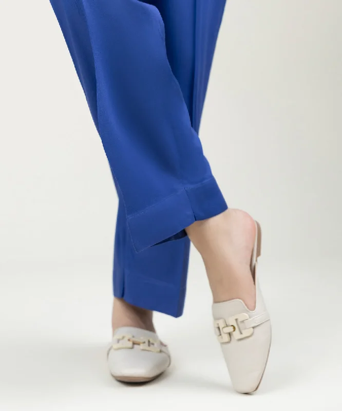 Solid Linen Straight Pants Comfy Zip-Up Pants
