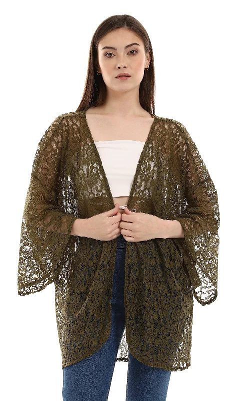 O165906 Women Cardigan Boxy Cardigan Fitted Cardigan A-Line