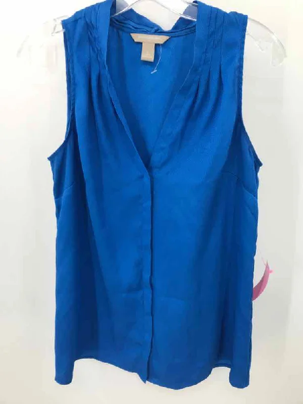 Pre-Owned Banana Republic Blue Size Small Tank Top cozy tank top