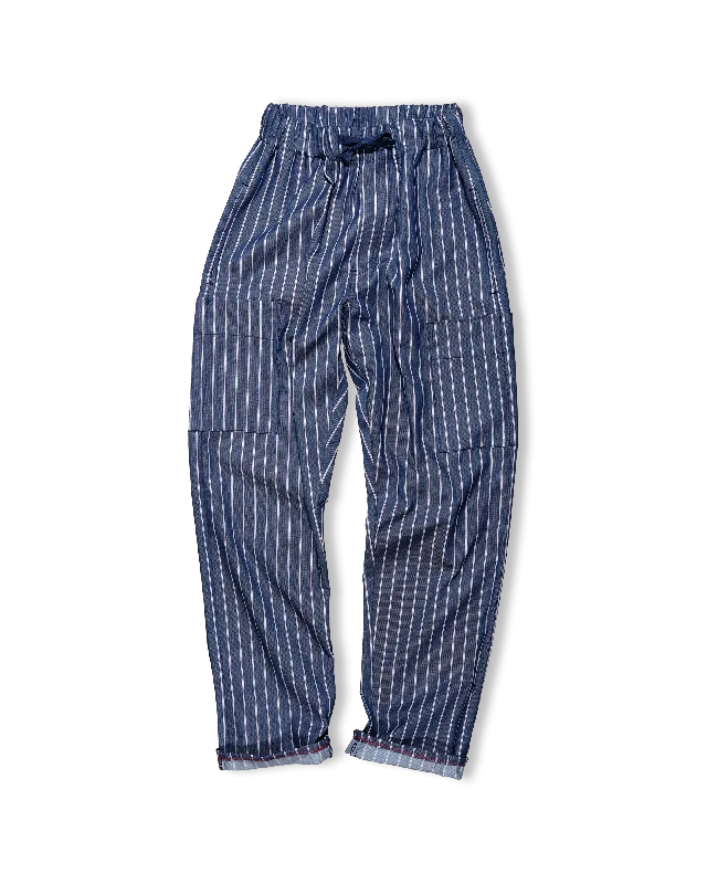 Drawstring Pant | Candy Stripe Comfortable Denim Pants