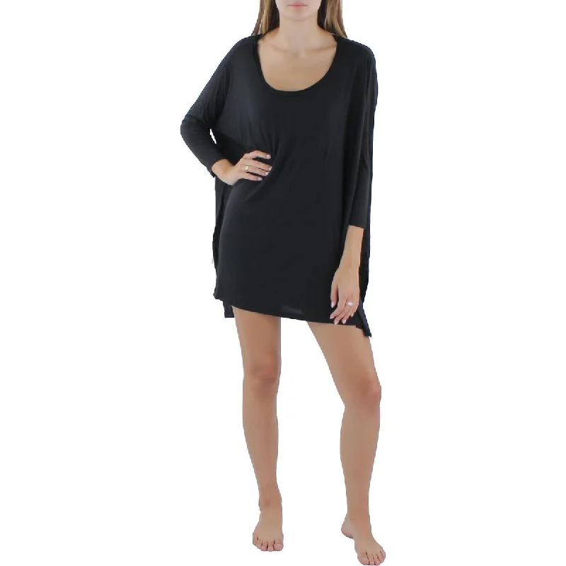 Body Glove Womens Brynn Swimsuit Dress Cover-Up Button-Front Swimsuit